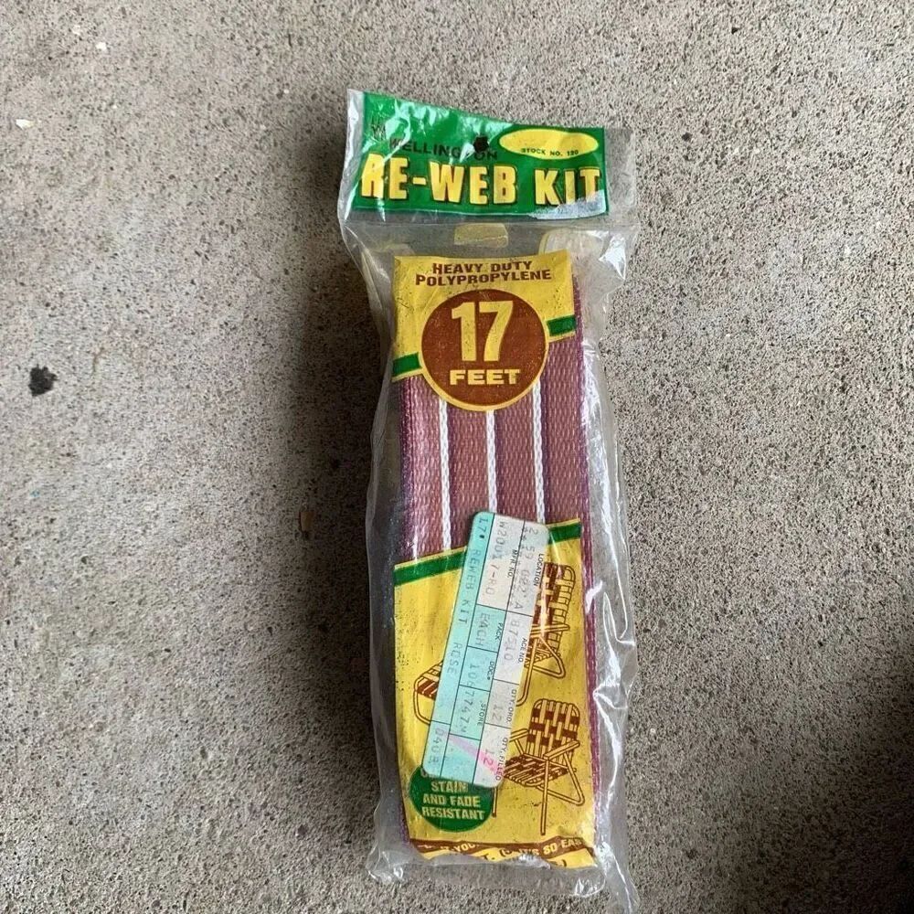 Wellington Lawn Furniture Webbing Re-Web Kit 17 Feet *New*